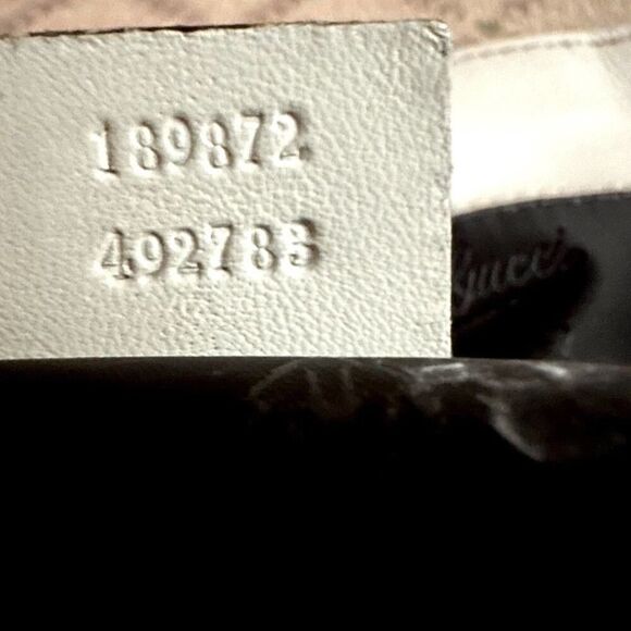 Vintage Gucci Pop Ivory leather tote bag with white bamboo handles - Picture 7 of 16